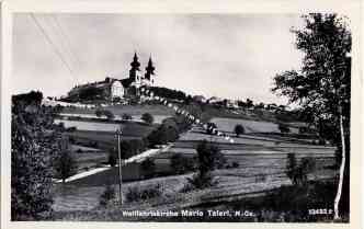 Bild einer Postkarte aus Maria Taferl